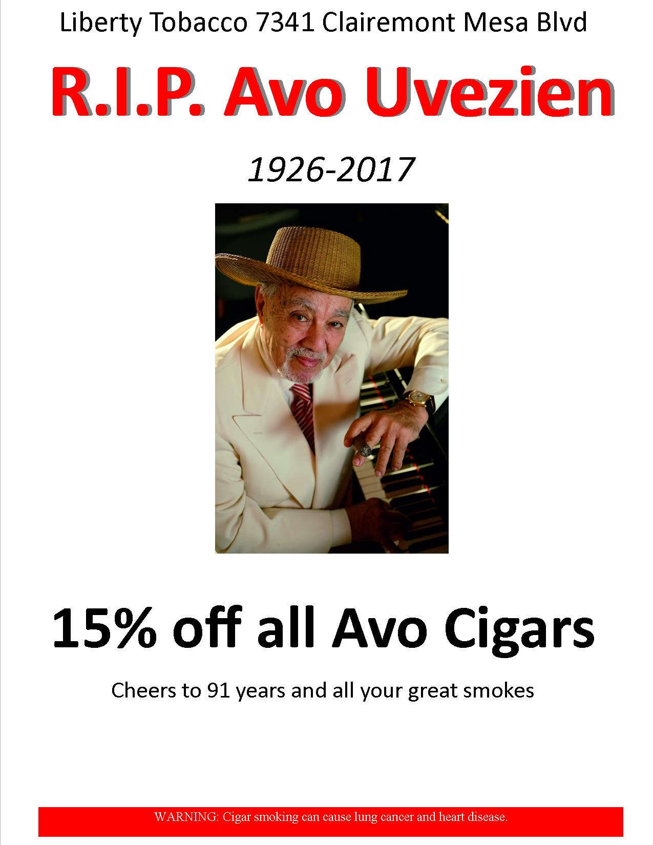 Rest In Peace Avo Uvezian